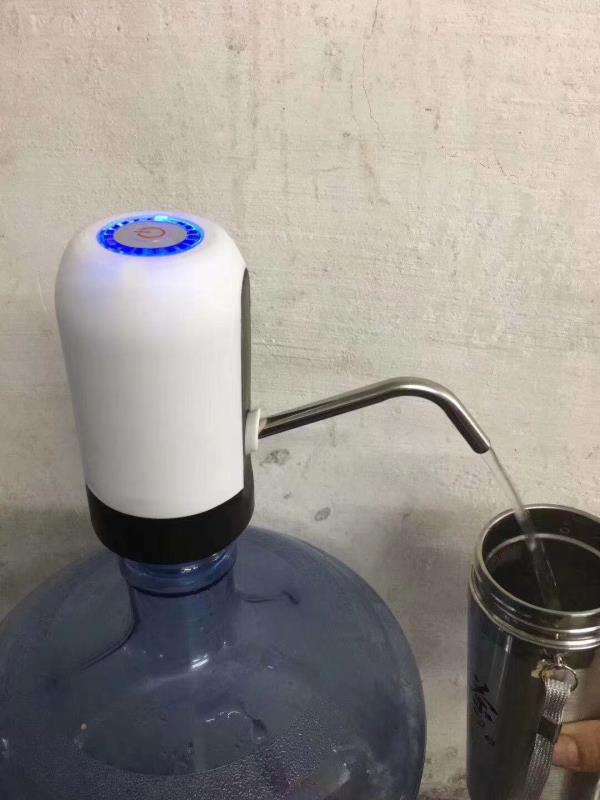 Bomba Elétrica Filtro para Galão de Água Recarregável USB 5 a 20 Litros